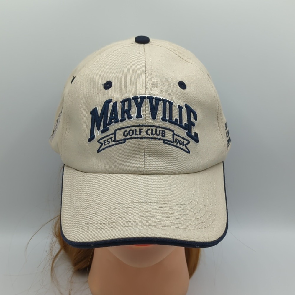 Maryville Golf Club Maryville Academy Cap Hat Beige Gear for Sport Adjustable